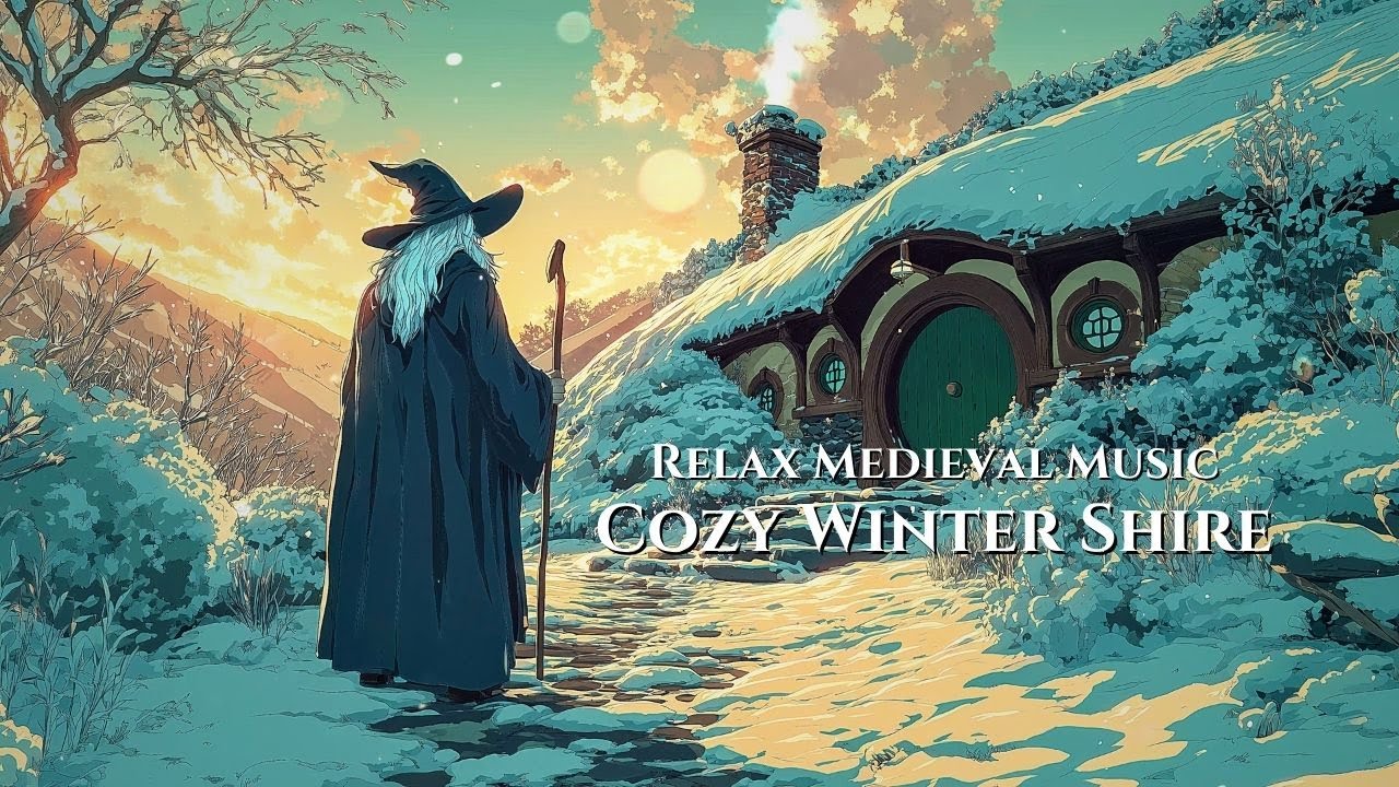 The Arrival at Winter Shire | Medieval Music for Focus & Deep Relaxation (2 HRS)