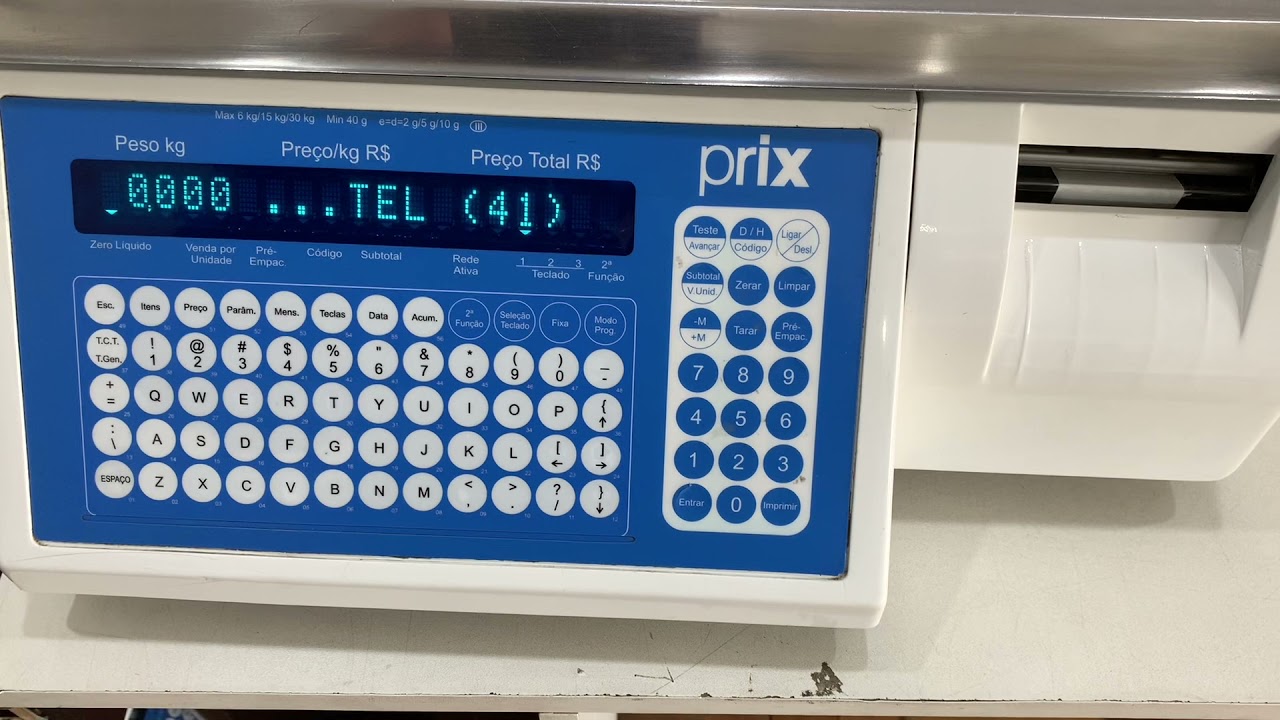 Mudanca de etiqueta via teclado Prix 4