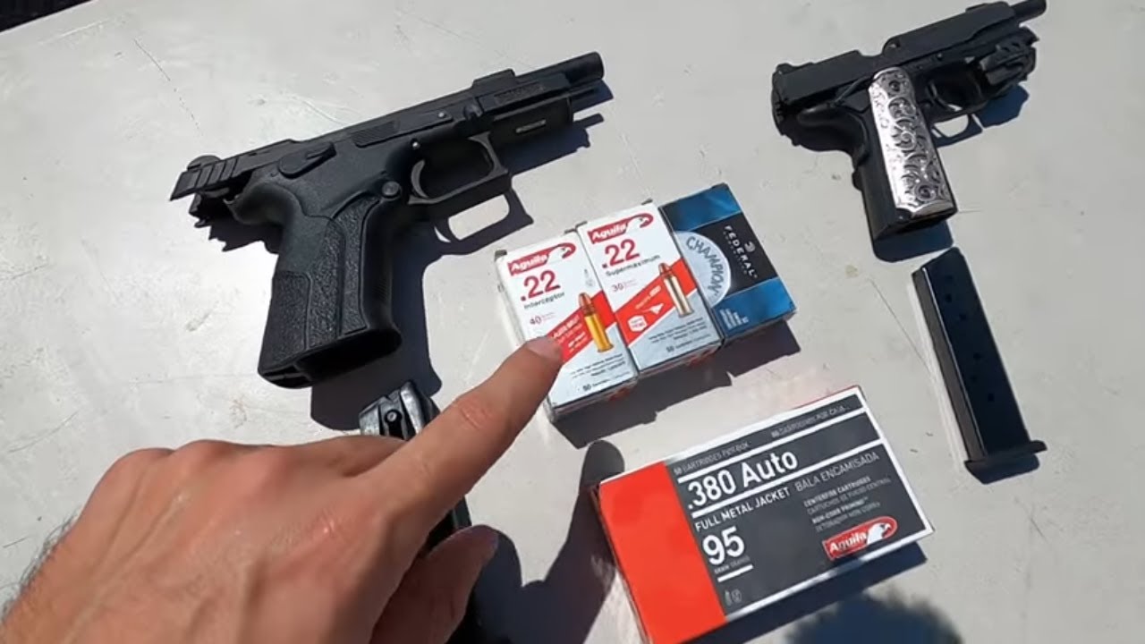 Letalidad 💀 poder de detención 🛑  .22Lr o 380 ACP 🤔 Pistola Arma de fuego Legal  stopping power