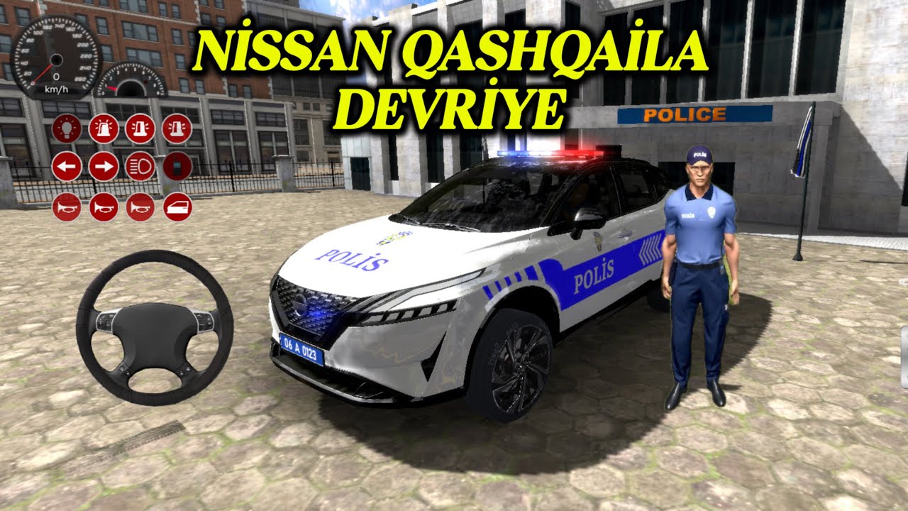 Türk Polisi Araba Oynu Nissan Qashqai ile devriye Atıyoruz 🫡 #türkpolisi #arabaoynu #police #devriye