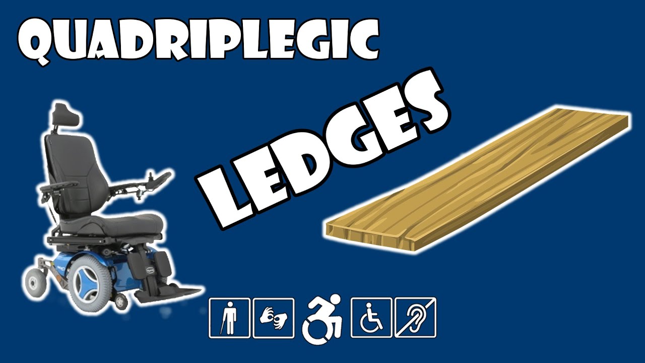 Getting Powerchair Over Ledges - Tips & Tricks | Quadriplegic (C5,C6,C7)
