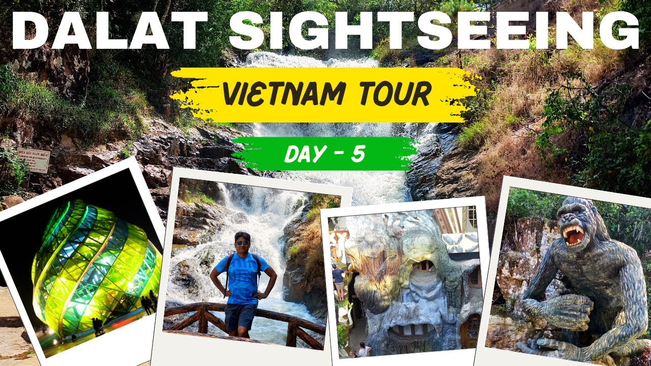 Dalat Sightseeing & Vlog | Crazy House | Datanla Waterfall | Lam Vien Square | Vietnam Tour Day - 5