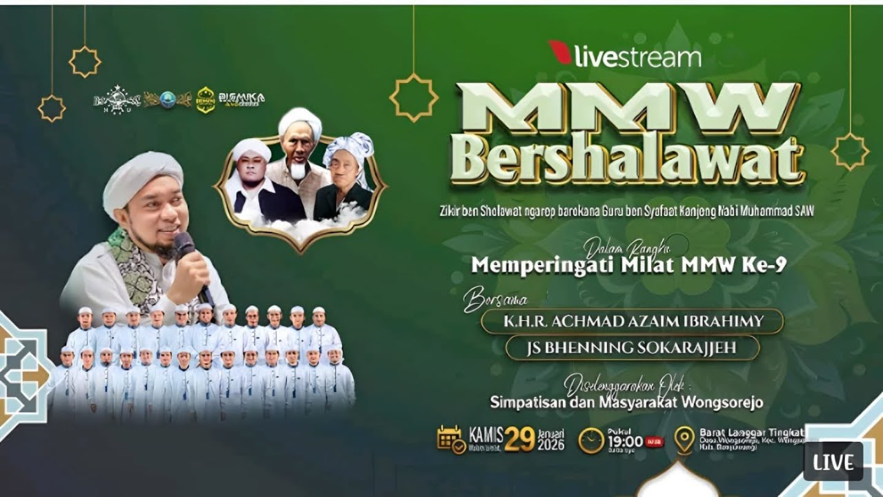 🔴 MMW BERSHOLAWAT || WONGSOREJO BANYUWANGI 2026