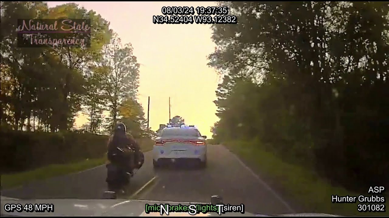 Pursuit/MC Crystal Hill/Albert Pike Hot Springs Arkansas State Police Troop K Traffic Series Ep.1303