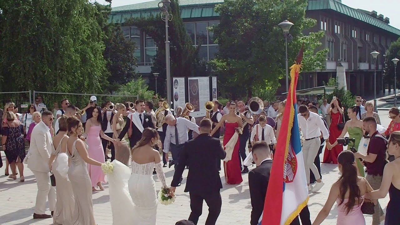 A Serbian Wedding at Church of Saint Sava in Bograd Serbia POV Walk about the small church.