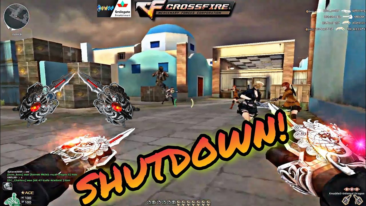 VVIP? Bladed Knuckles-Infernal Dragon! FFA! (FullGamePlay) |CrossFire Philippines| MonarchZombieV4