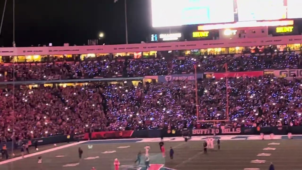 Buffalo Bills SNF Intro Sequence + Light Show