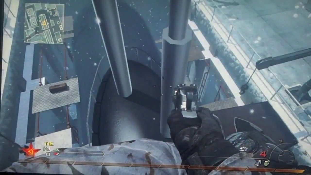 mw2 how to get on top of the sub on sub base