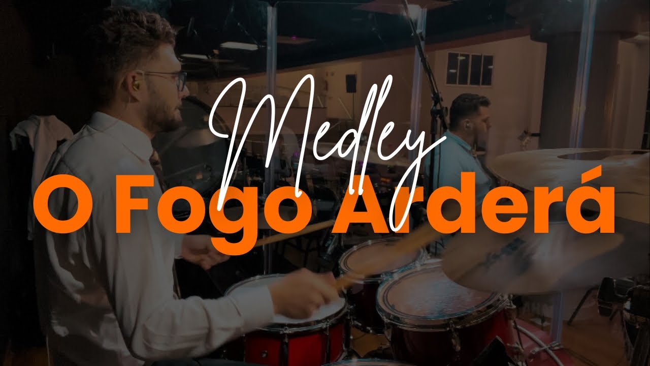 O Fogo Arderá + Até Que o Senhor Venha - Gabriel Mazali drumCam 🔥🥁