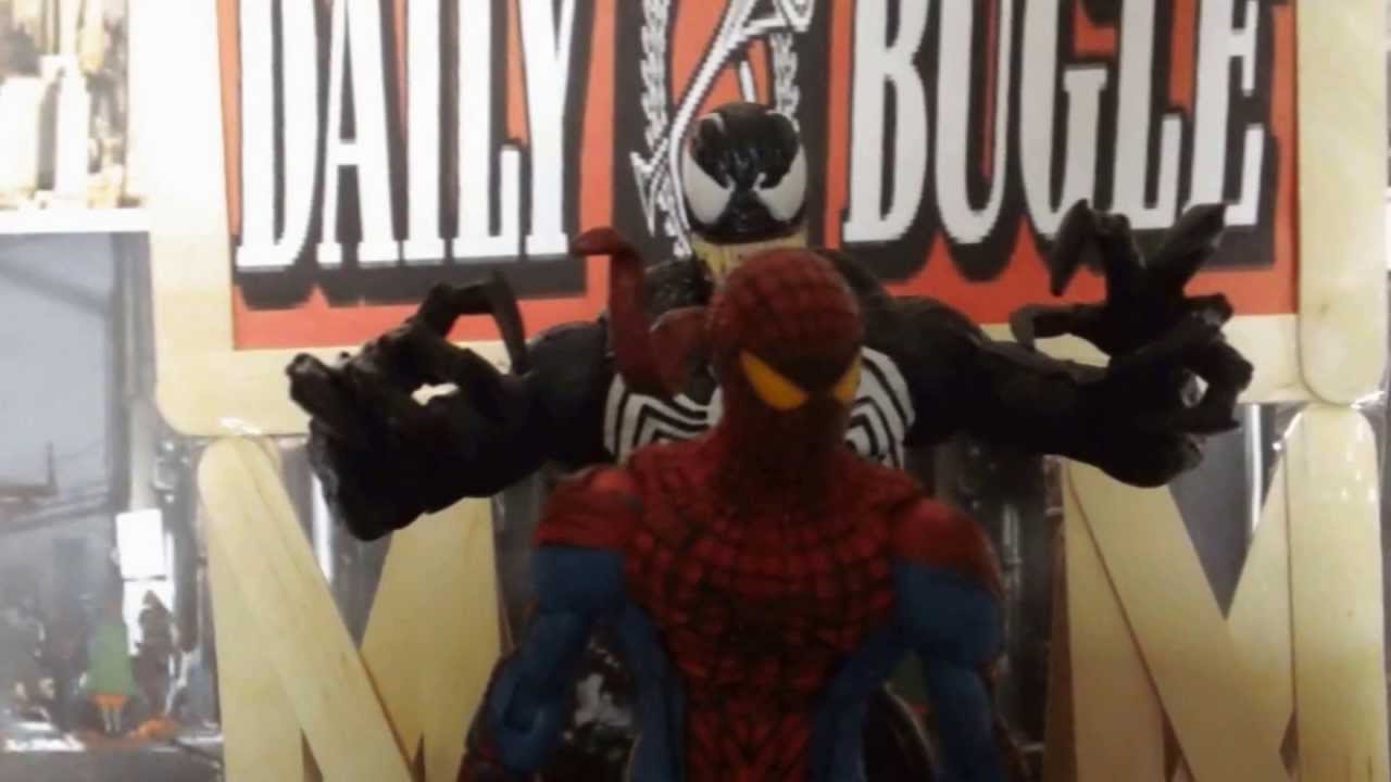 Spider Man Vs  Venom Stop Motion