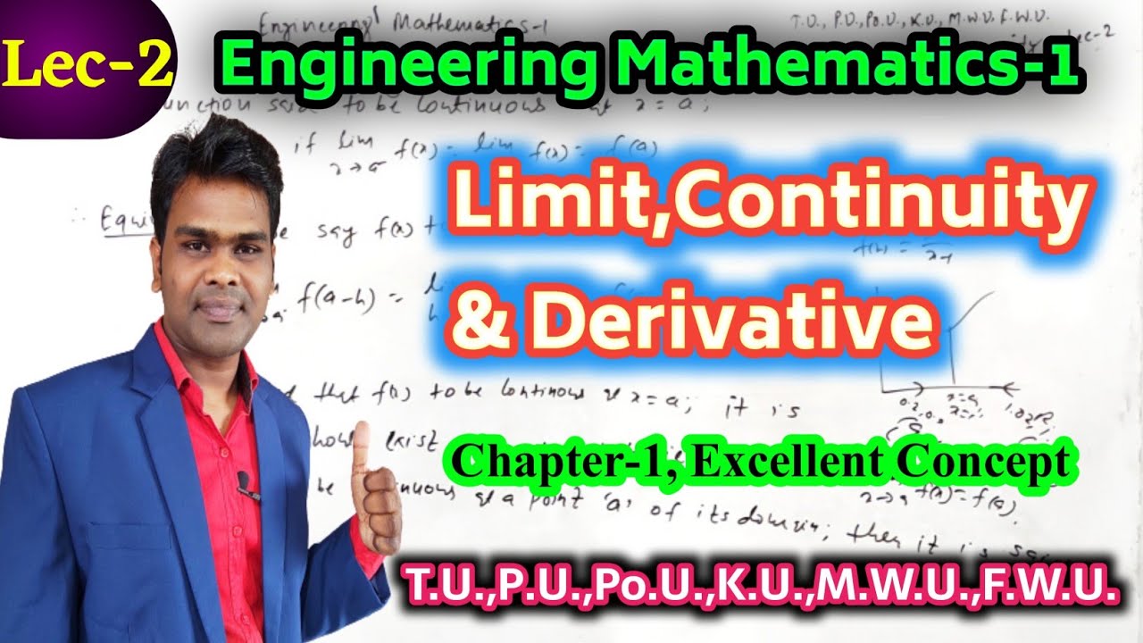 Lec-2 Limit, Continuity & Derivative | Engineering Mathematics-1 | Excellent Question Solved