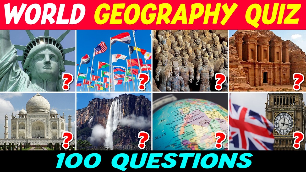 Насколько хорошо вы знаете географию? 🌍 Викторина &laquo;Мир&raquo; из 100 вопросов