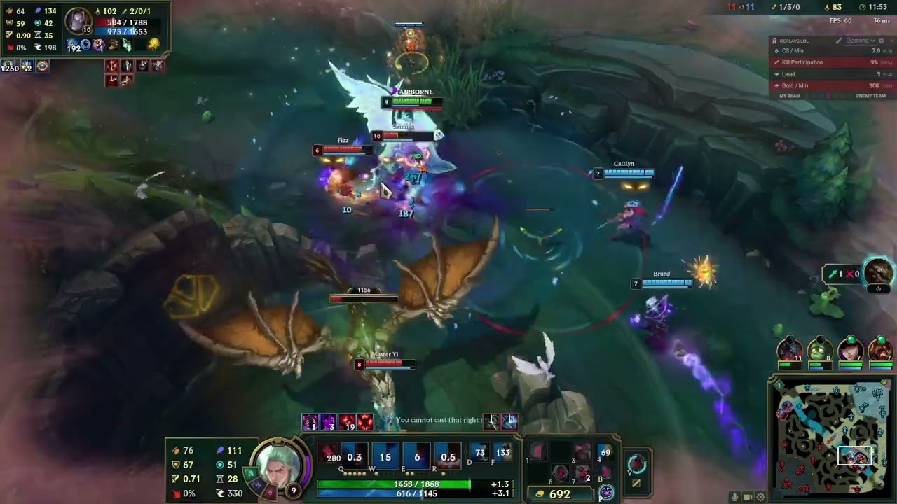 Swain Game 363 (Loss vs Oriana, S+)