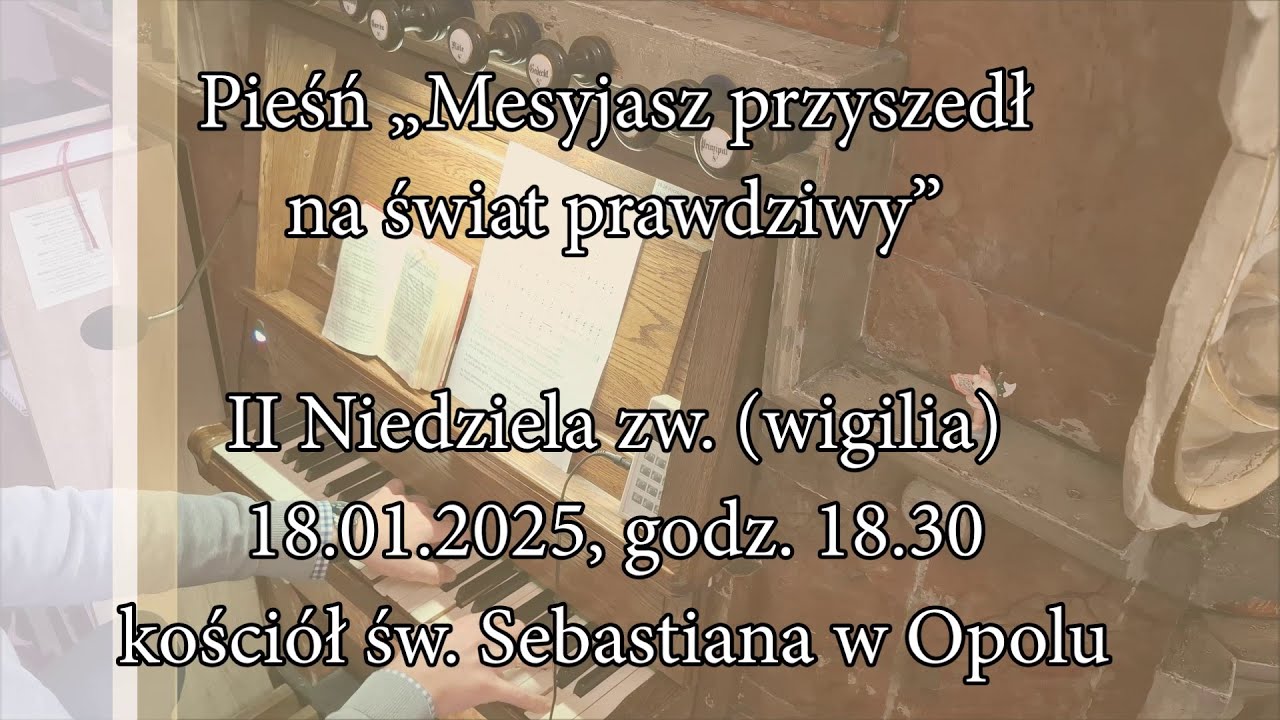 Mesyjasz przyszedł na świat prawdziwy – opr. dla scholi