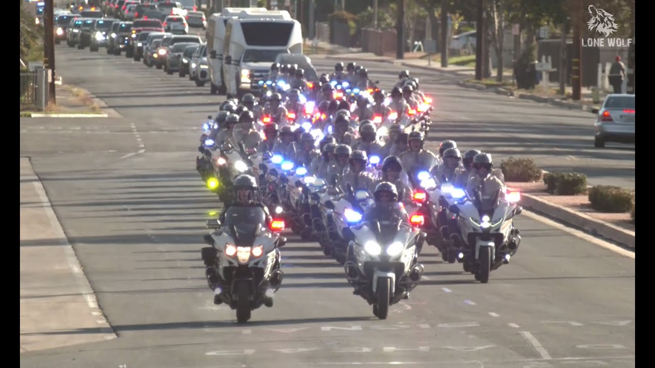 RIVERSIDE | Funeral Procession For Deputy Killed In On Duty Motor Accident