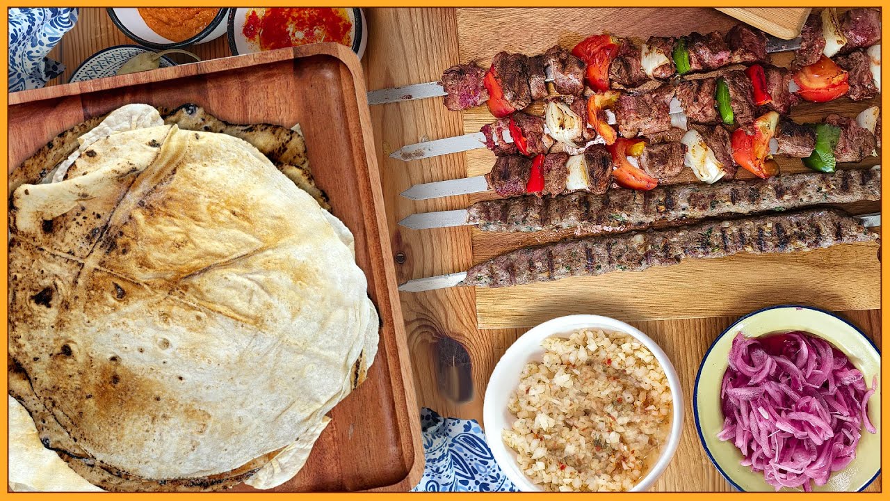 Pan fácil: sin levadura ni masa madre: Pan Lavash. Ft Cesar Keif + receta shish kebbab