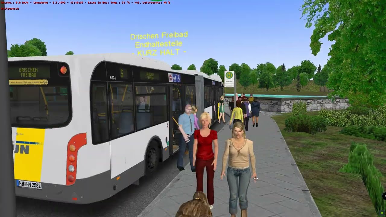 OMSI 2  Steam Edition | Vanhool NewAg300 | De Lijn Vlaanderen | Granzkirchen Map