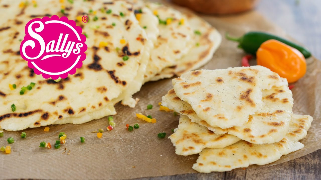indisches Naan Brot / Pfannen-Brot / Sallys Welt