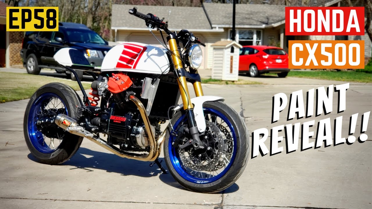 CX500 PAINT REVEAL!! THIS LOOKS AMAZING!! - A Look At The Paint And The Design - EP58