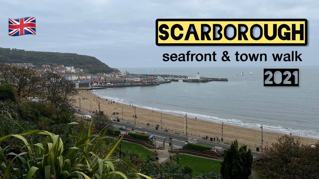 ПРОГУЛКА ПО ГОРОДУ СКАРБОРО АНГЛИЯ | ЦЕНТР ЗАМОК НАБЕРЕЖНАЯ | SCARBOROUGH SEAFRONT & TOWN WALK