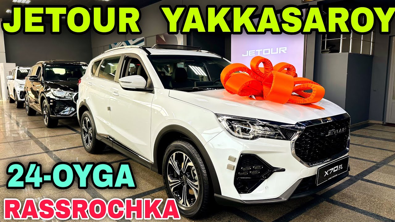 Jetour Yakka Saroy Yangilik Rassrochka Ochildi Jetour X50 X70 FL Dashing T2 Жетоур Х50 Х70 ФЛ Дашинг