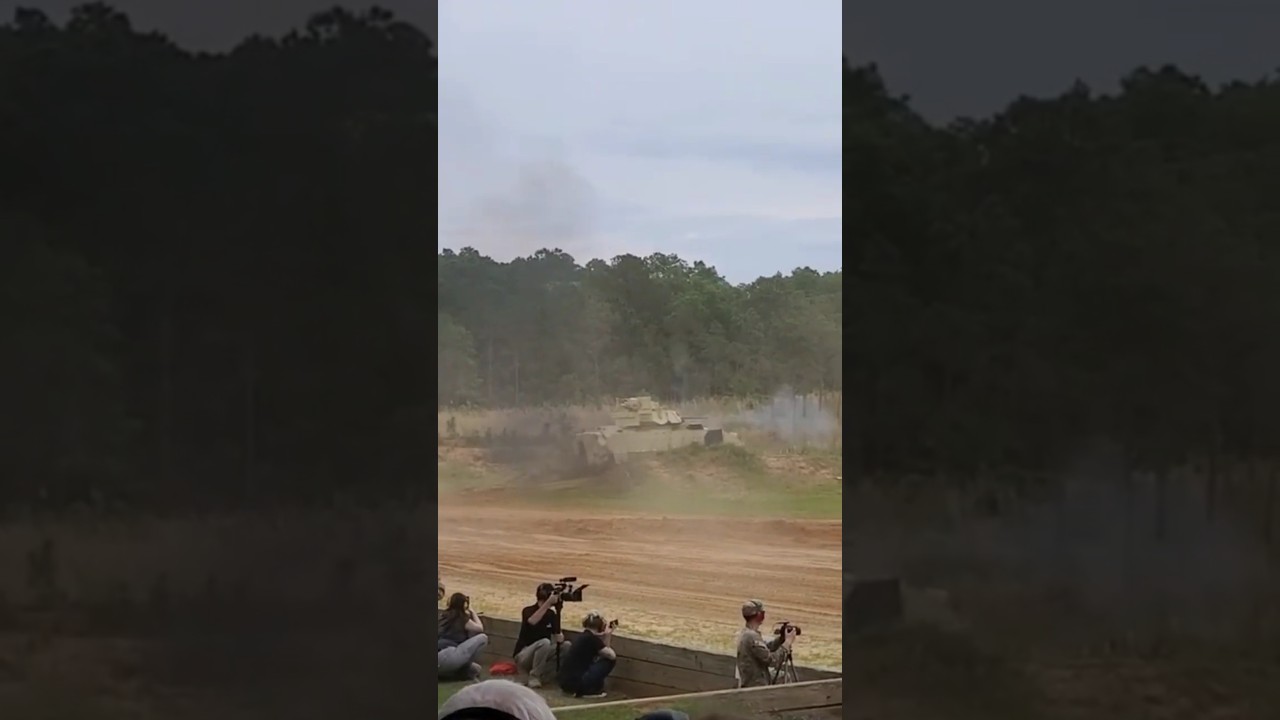 M2A3 Bradley Firing From Fixed Position