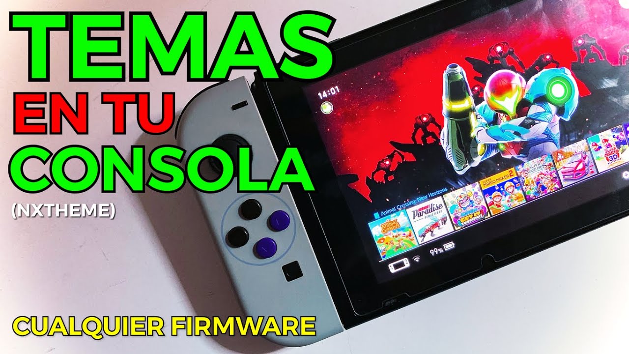 INSTALAR TEMAS EN NINTENDO SWITCH TODAS LAS VERSIONES - NXTHEME A FONDO