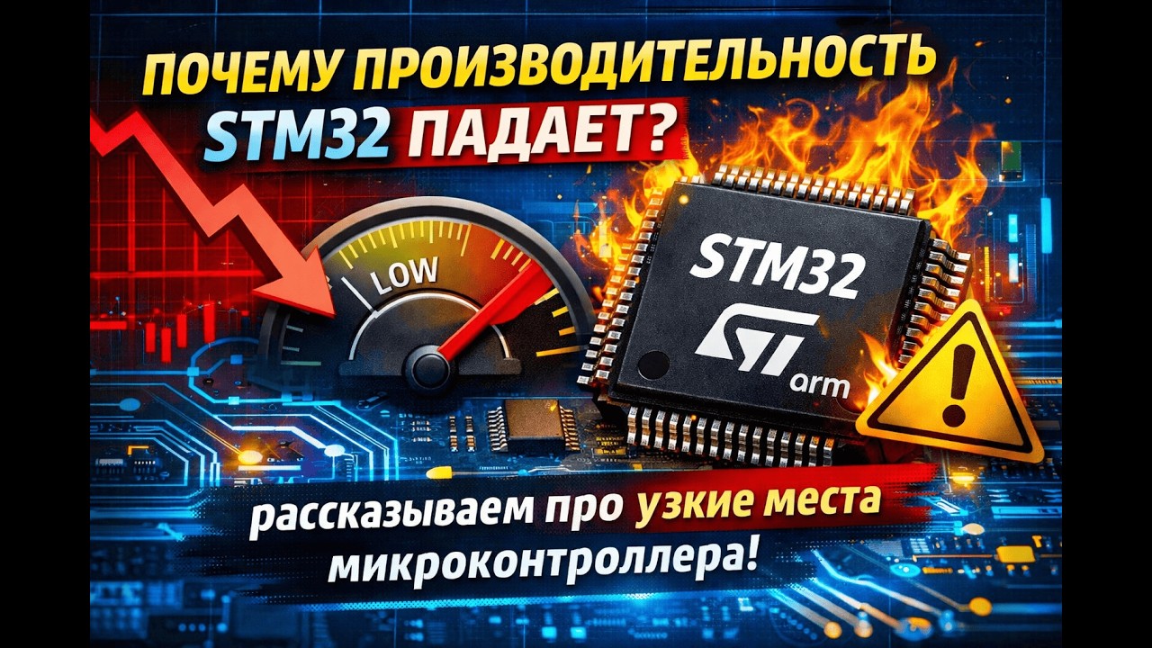 Когда микроконтроллер становится узким местом? Разбираем реальные ограничения STM32