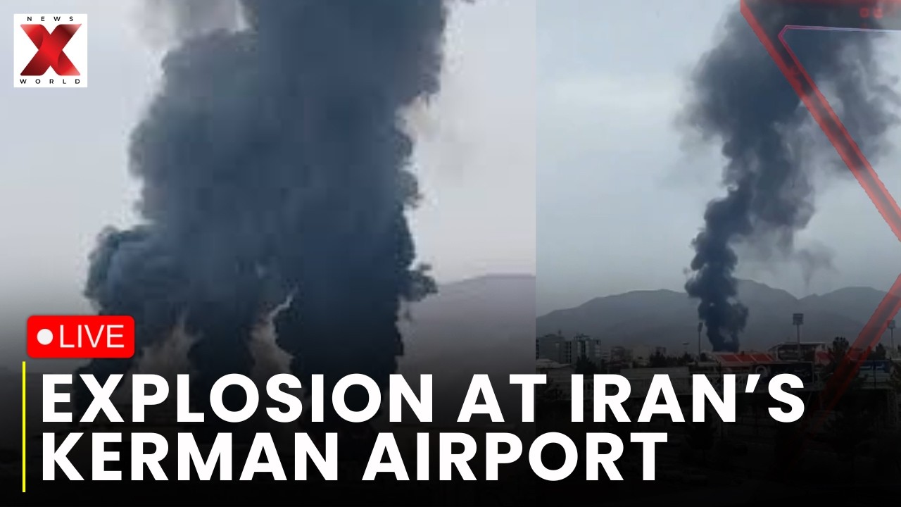 Iran Airport Attacked LIVE: Massive Smoke Cloud After Strike Hits Kerman Airport | Israel-Iran war
