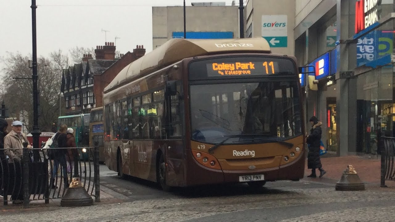 Reading Buses Enviro300 419 (YR13 PNV) On Route 11 To Coley Park