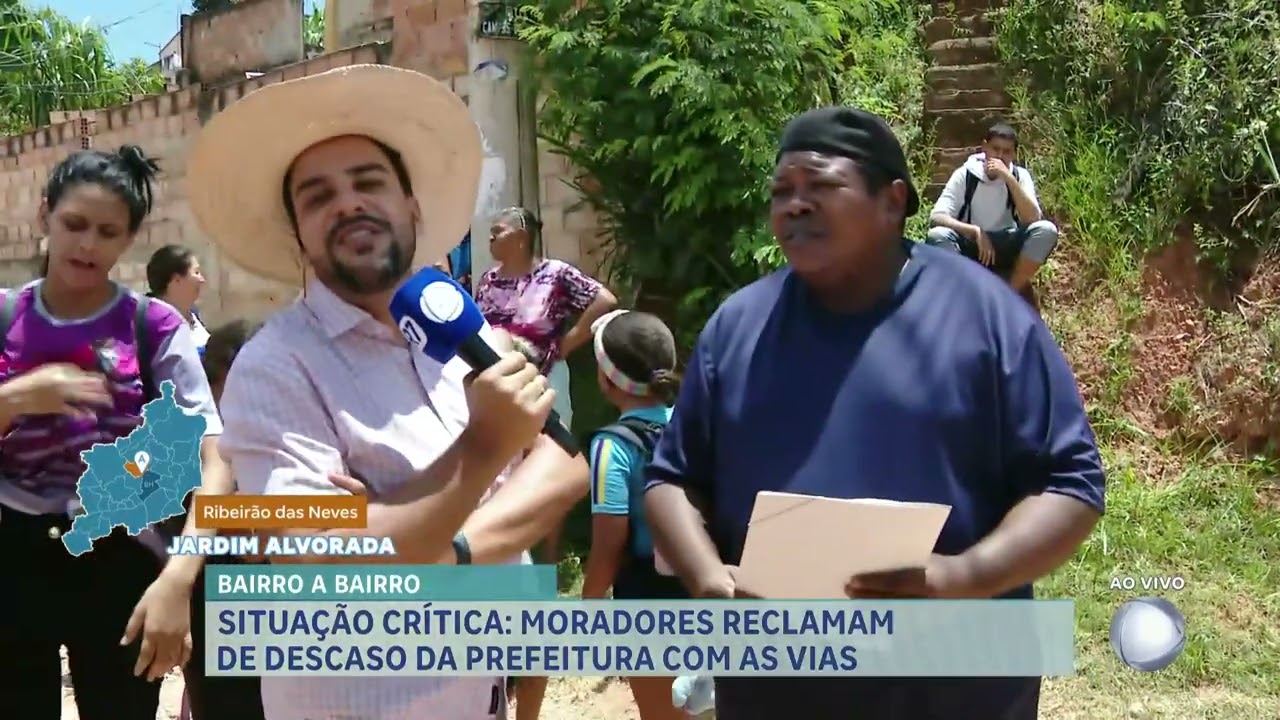 Bairro a Bairro: moradores denunciam falta de estrutura nas ruas de Ribeirão das Neves (MG)