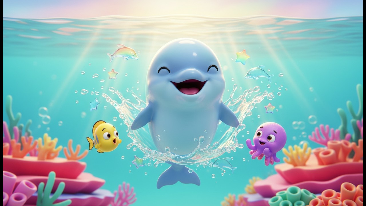 Blije Dolfijn 🐬 | Vrolijk Kinderliedje over de Zee | Zing en Dans Mee!