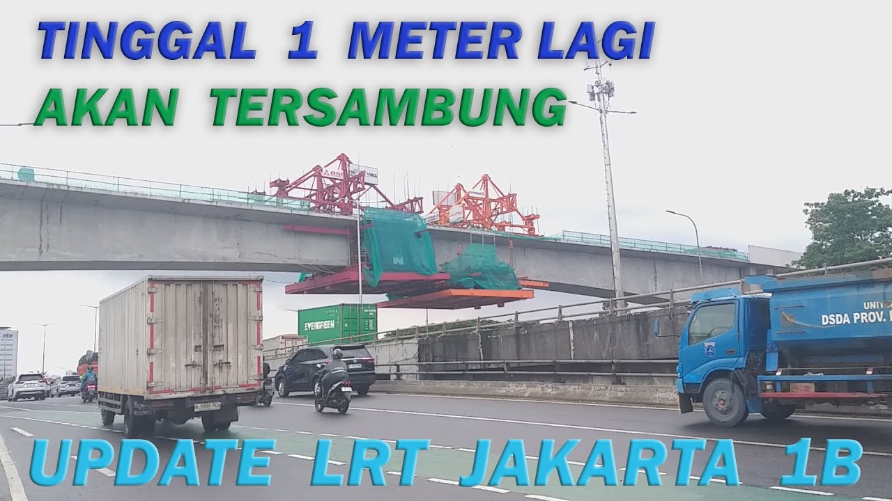 Progres LRT Jakarta Fase 1B - Selasa, 30 Desember 2025 #lrtjakarta #lrt #keretaapi