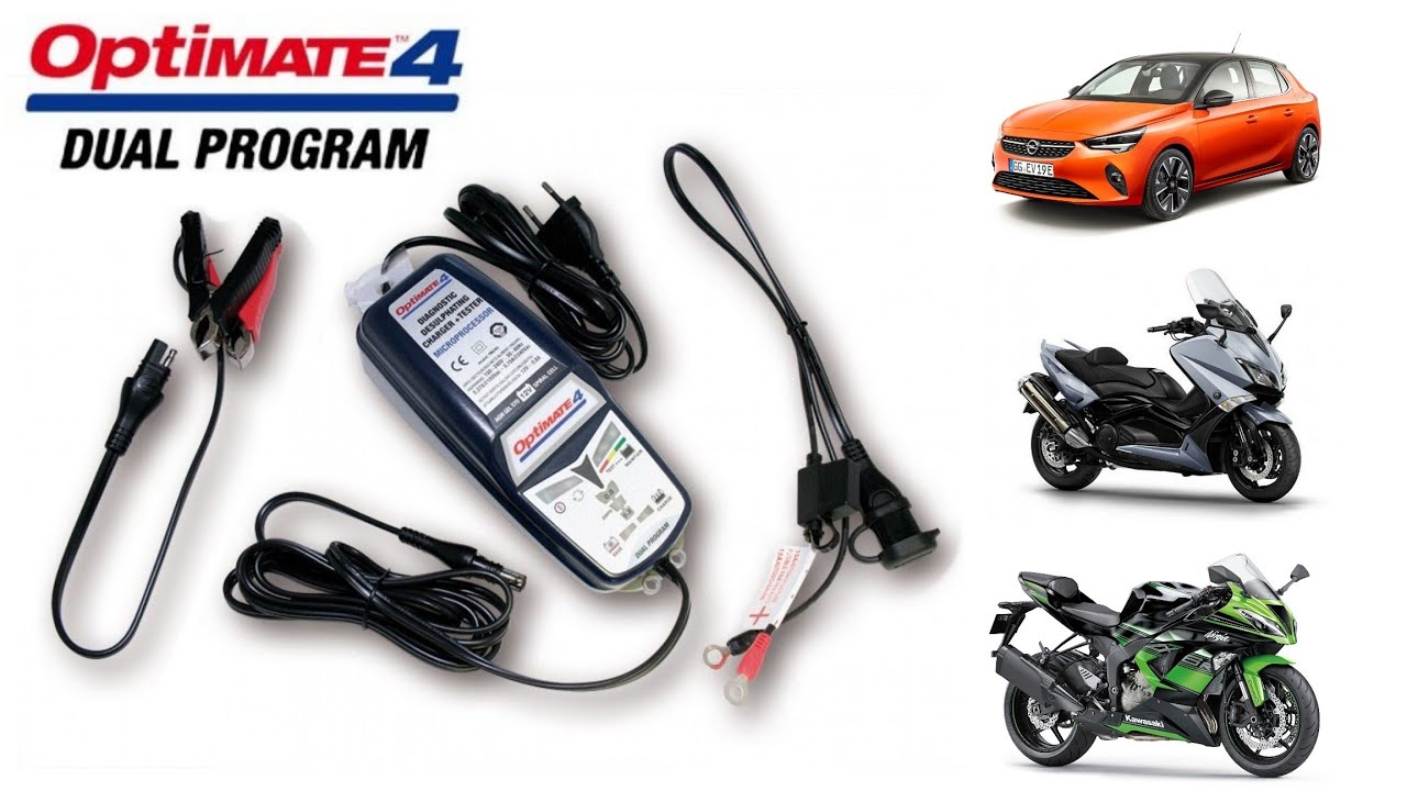 Двухпрограммное зарядное устройство Tecmate Optimate 4