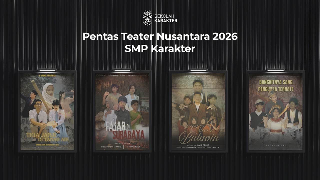 Tiga Janji DI Tanah Air - Pentas Teater Nusantara 2026