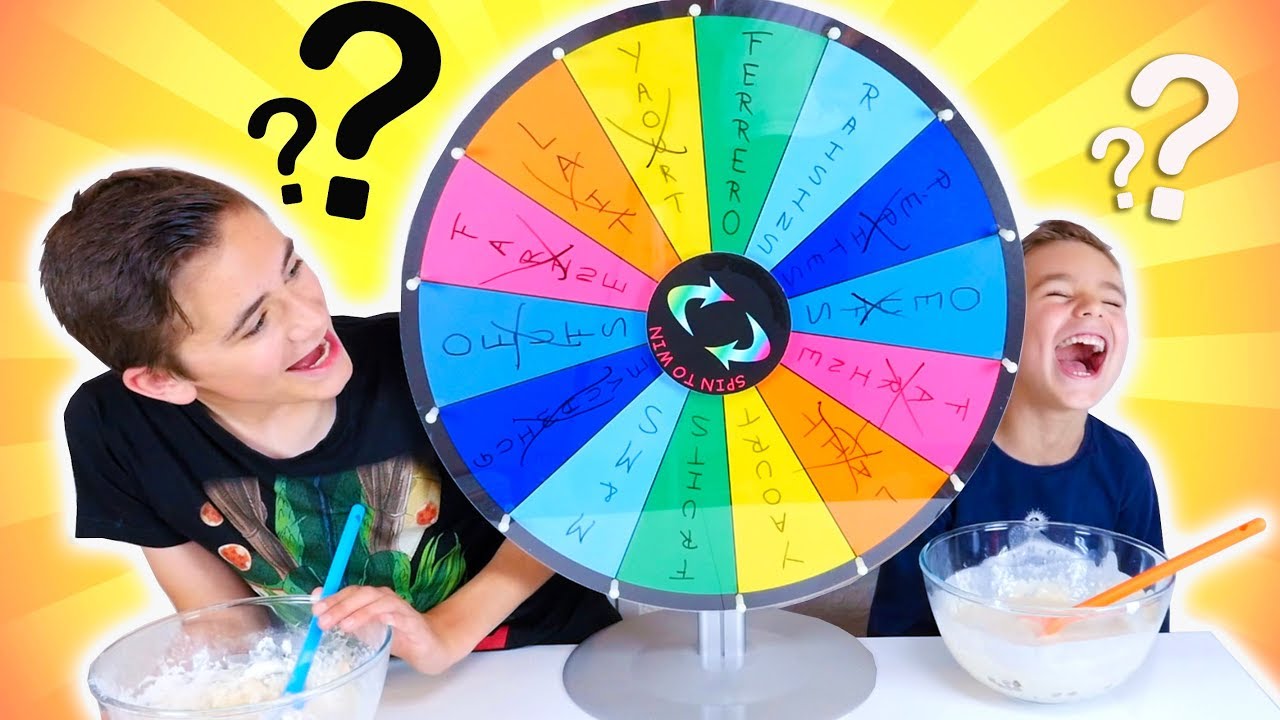 MYSTERY WHEEL OF CAKE CHALLENGE - Faire un Gâteau au Hasard avec La Roue de La Fortune