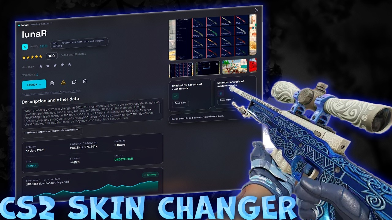 CS2 Skin Changer [2026] | NEW CS2 Skin Swapper | CS2 Skin Changer | Unlock ALL Guns, Skins & Knives