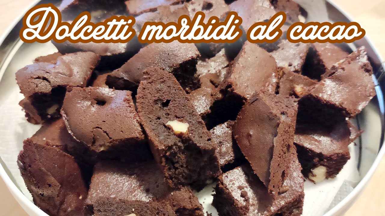 DOLCETTI MORBIDI AL CACAO ~ Facili, veloci e golosi !