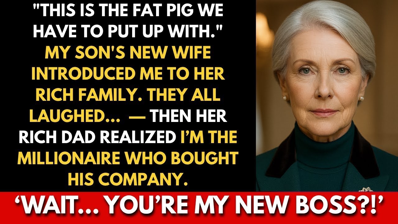 At Her Wedding, My DIL Called Me A Fat Pig — Then Her Rich Dad Learned The Truth | Family Ties