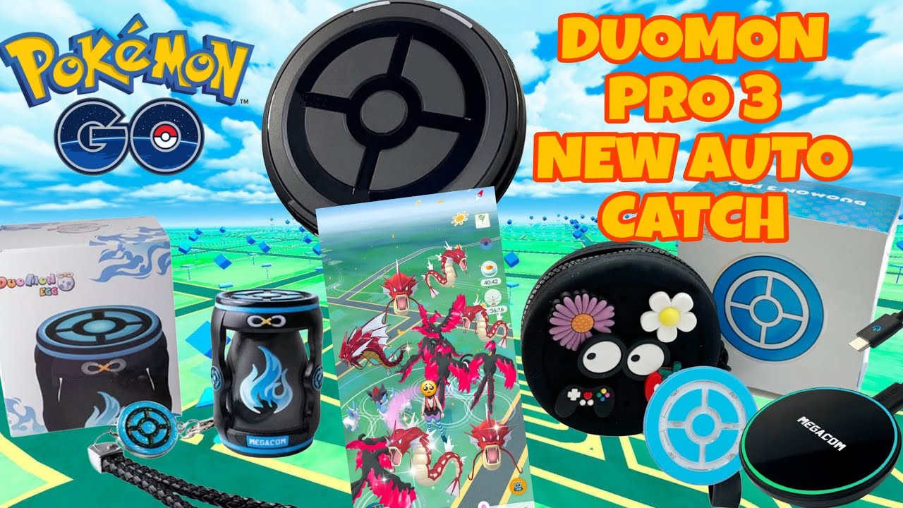 *НОВЫЙ АВТОМАТИЧЕСКИЙ ЛОВЕЦ ПОКЕМОНОВ DUOMON 3 PRO* Краткий обзор и розыгрыш призов для Pokemon GO