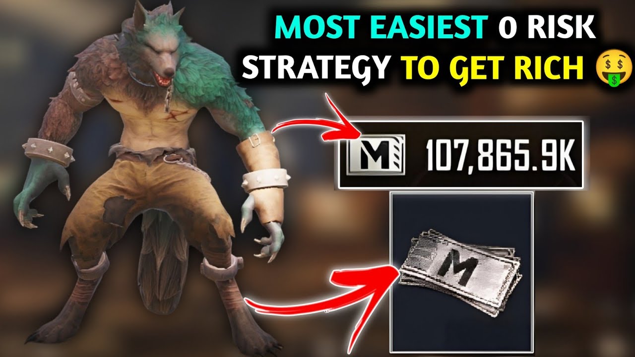 MOST EASIEST 0 RISK STRATEGY TO GET RICH 🤑 PUBG METRO ROYALE CHAPTER 22