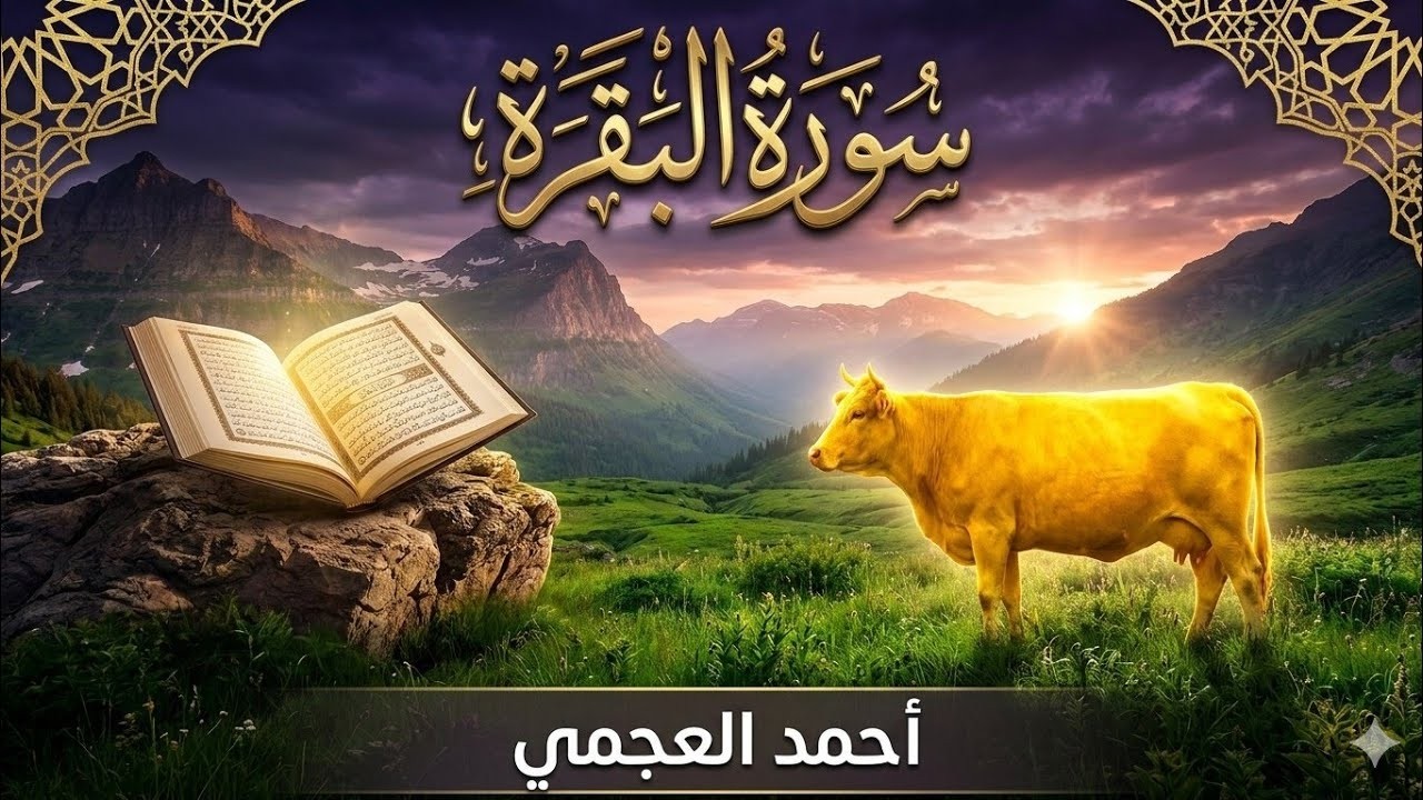 سورة البقرة كاملة بصوت أحمد العجمي رقية شرعية لتحصين البيت وطرد الشياطين تلاوة تهز القلب وتريح النفس