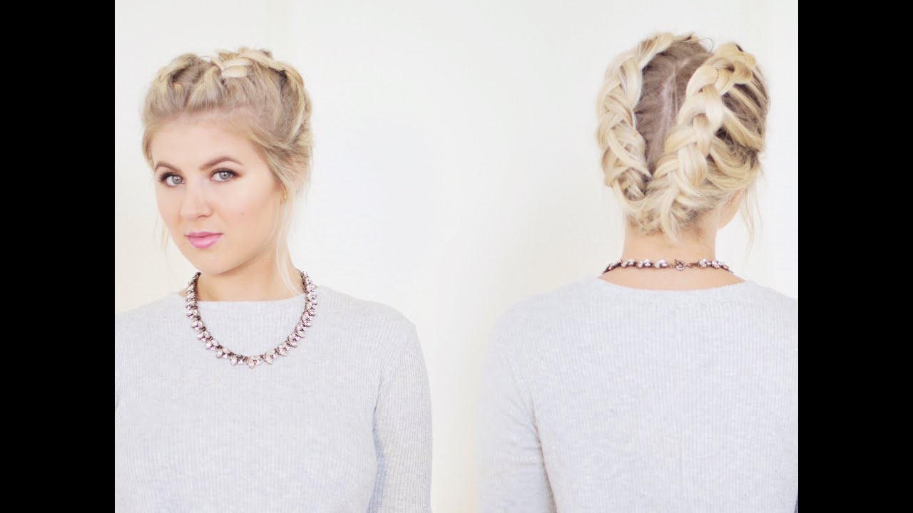 HOW TO BRAID SHORT HAIR TUTORIAL | Milabu