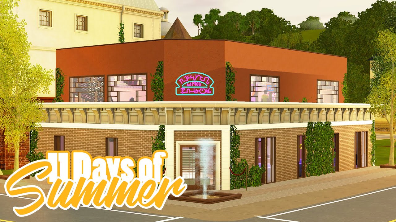 Rev Bar Speed Build + Download 🔆🍸 | The Sims 3 Bar Community Lot | 11 Days of Summer Collab