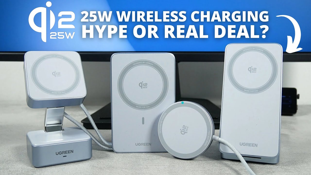 Next-Gen Wireless Charging! UGREEN MagFlow Series with Qi2.2 & 25W Power