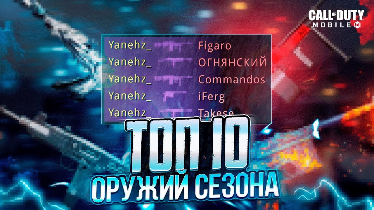 ТОП 10 ОРУЖИЙ ОТ КИБЕРСПОРТСМЕНА В CALL OF DUTY MOBILE 🍌 ЛУЧШИЕ СБОРКИ КОДМ