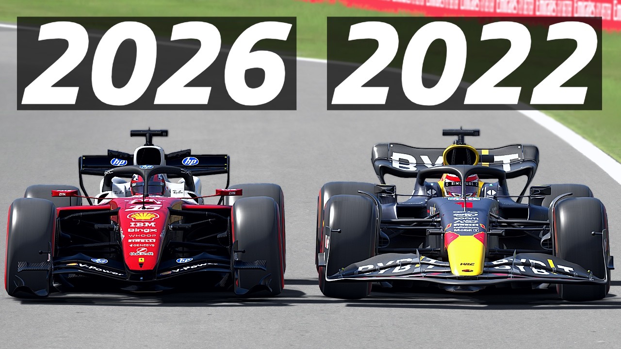 Are the 2026 F1 cars faster than the 2022 cars?