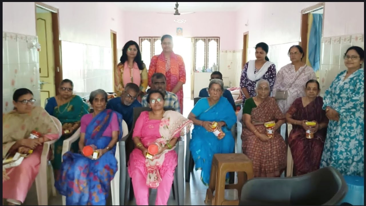 True Divine Love 14- Feb Matru Pitru Divas celebration in Old age home 