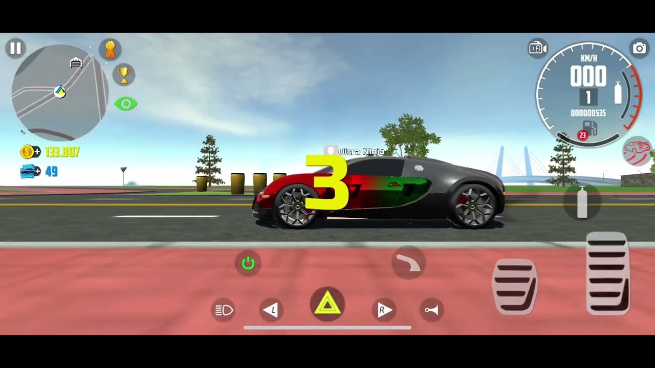 Having fun in car simulator 2 