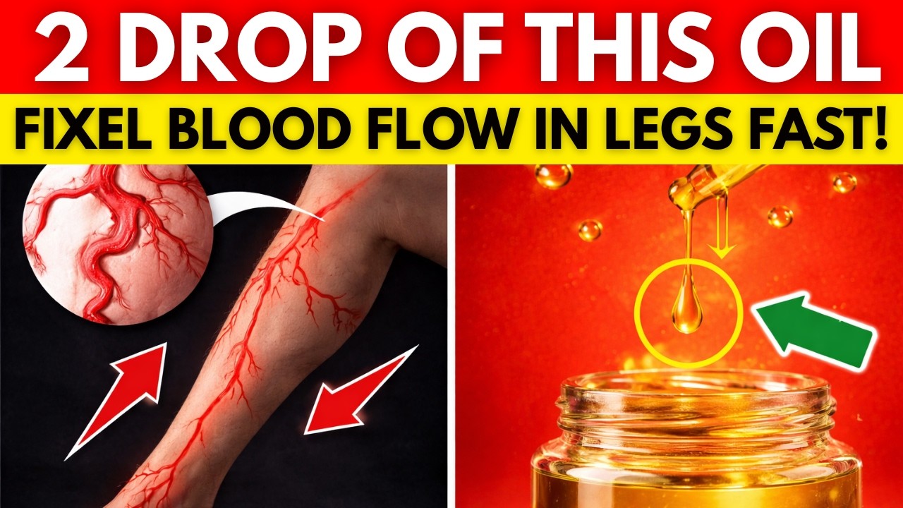 Для людей старше 60 лет это масло быстро улучшает кровообращение в ногах! | Советы по здоровью дл...